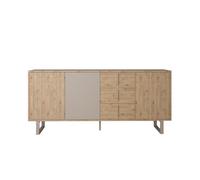 CALICOSY - Buffet 3 portes et 3 tiroirs L180 cm - MILLAY - Bois clair