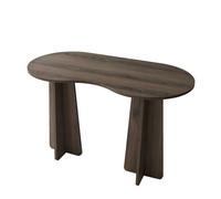 CALICOSY - Bureau avec plateau de forme organique L120 cm COMO - Noyer