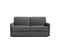 CALICOSY - Canapé lit 3 places en tissu gris anthracite Matelas 20cm - GIULIA - Gris anthracite