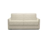 CALICOSY - Canapé lit 3 places en velours côtelé Matelas 20cm - GIULIA - Beige