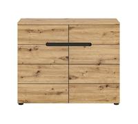CALICOSY - Commode 2 portes et 2 tiroirs L100 cm - CANU - Bois clair