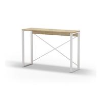 CALICOSY - Console 110 cm - ARCHIE - Chêne artisan / blanc