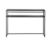 Calicosy - Console 2 Niveaux en Métal Noir L112 cm - Olli