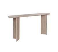 CALICOSY - Console avec deux pieds L150 cm - SIRA - Travertin