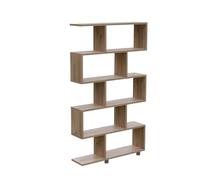 Calicosy Etagère 11 Tablettes Elif - L90 cm - En Panneaux de Particules - Pour Salon - L90 x l20 x H156 cm