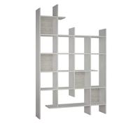 CALICOSY - Etagère 18 tablettes H188 cm - Manco - Blanc