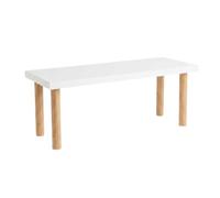 Calicosy Etagère à Poser décor Blanc et Bois H15 cm - Elara
