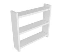 CALICOSY - Etagère de cuisine 3 tablettes H40 cm - COSMIC - Blanc-Blanc