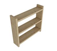 CALICOSY - Etagère de cuisine 3 tablettes H40 cm - COSMIC - Chêne saphir