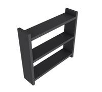 CALICOSY - Etagère de cuisine 3 tablettes H40 cm - COSMIC - Gris anthracite-Gris anthracite