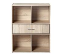 CaliCosy Etagère de Rangement 4 casiers avec Un tiroir