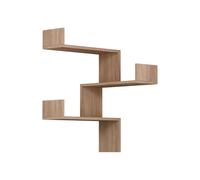 Calicosy - Etagère Murale d'angle 3 étagères H90 cm - Luska