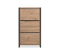 Calicosy Meuble à Chaussures 3 Abattants L70 cm - Denver