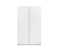 CALICOSY - Meuble de rangement 2 portes blanc H125cm - ORSA - Blanc