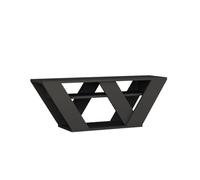 Calicosy Meuble TV 3 Etagères Pipralla - L110 cm - en Panneaux de Particules - pour Salon - L110 x l30 x H40 cm