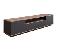 Calicosy Meuble TV 3 Portes - L180 cm - en Panneaux de Particules - Disponible en 2 Coloris - Meuble Gain de Place - pour Salon - L180 x l44,5 x H44,6 cm