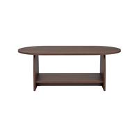 CALICOSY - Table basse avec deux plateaux L110 cm - ASTER - Noyer