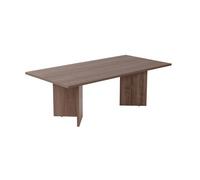 CALICOSY - Table basse avec plateau rectangulaire L120 cm - SABIN - Noyer-Noyer