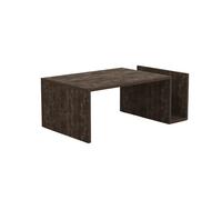 CALICOSY - Table basse L86,8 cm - MEMO - Bois foncé