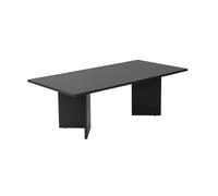 Calicosy - Table Basse Rectangulaire en Bois Mélaminé - Design Minimaliste avec Pieds Biseautés - L119 Cm - Épaisseur 18 Mm - Bois PEFC - Modèle Sabin