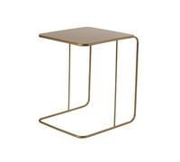Calicosy Table d'appoint avec plateau en métal, hauteur 46 cm - OWEN