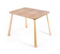 Calicosy Table pour enfant avec pieds en bois massif, longueur 60 cm - MAEL