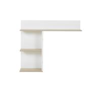 CALICOSY - Tête de lit cosy L104 cm - MATIS - Blanc/Bois