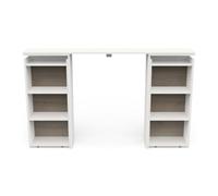 CALICOSY - Tête de lit pour lit 140 / 160 cm décor chêne et blanc mat - CLYDE - Bois clair