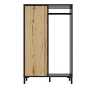 CALICOSY - Vestiaire 1 porte avec penderie MIMIZAN - Fabrication Française - Chêne