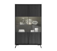 CALICOSY - Vitrine 2 Portes H174 cm - City - Noir