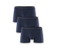 CALIDA Boxers bleu foncé / blanc, Taille L