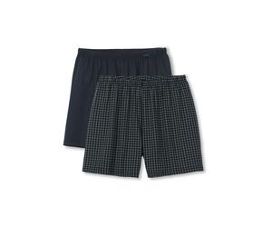 CALIDA Boxers bleu nuit / blanc, Taille S