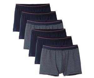 CALIDA Boxers marine / rouge carmin / blanc, Taille M