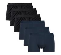 CALIDA Boxers 'Natural Benefit' bleu marine / noir, Taille S