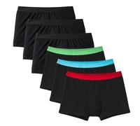 CALIDA Boxers 'Natural Benefit' bleu / vert / rouge / noir, Taille S