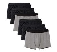 CALIDA Boxers 'Natural Benefit' gris / noir, Taille M