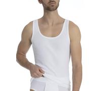CALIDA Cotton 1:1 Maillot de Corps Homme, en Coton particulièrement Doux et agréable à la Peau, Fines côtes