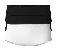 CALIDA Culotte noir / blanc, Taille L