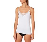 CALIDA Débardeur Bretelles Spaghettis Feminin Sense 100% Coton (Blanc)