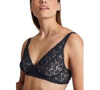 CALIDA Dentelle Natural Comfort Soutien-Gorge, Semi-Voilage, Bleu foncé, 70B Femmes