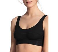 CALIDA Brassière Elastic – sport en coton, large ceinture souple – Noir Taille 90