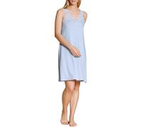Calida Elegant Dreams Chemise de Nuit, Semi-Transparent, Harmony Blue, 40-42 Femme