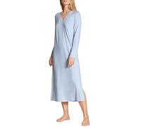 CALIDA Elegant Dreams Chemise de nuit manches longues dames, longueur 120cm, avec détails en dentelle, douce et fluide