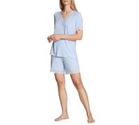 CALIDA Elegant Dreams Ensemble de Pijama, Harmony Blue, S Femme