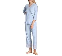 CALIDA Elegant Dreams Ensemble de Pijama, Harmony Blue, XS Femme