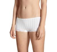 CALIDA Culotte 'Etude Toujours' en coton Pima, fines coutures, coupe basse, blanc XS