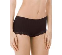 CALIDA Culotte Hipster Etude Toujours, coton PIMA, fines coutures, coupe basse, Noir 42-44