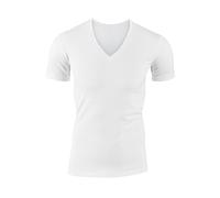 CALIDA Evolution T-Shirt Homme col V, Moulant avec Encolure en V, Coton Pima Doux et Soyeux