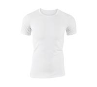 CALIDA Evolution T-Shirt Homme, Moulant avec Encolure Ronde, Coton Pima Doux et Soyeux