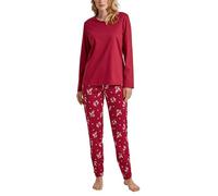 CALIDA Family & Friends Ensemble de Pijama, Rio Red, 42-44 Femmes